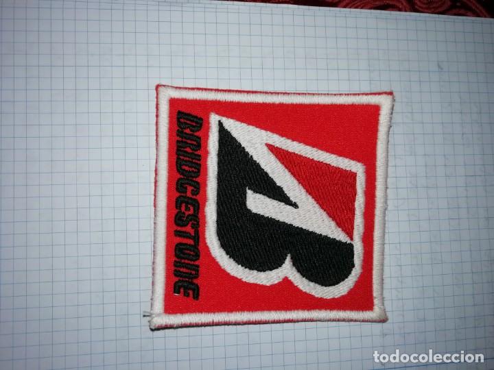 Coleccionismo deportivo: Parche de tela Bridgestone 6x6 cm - Foto 1
