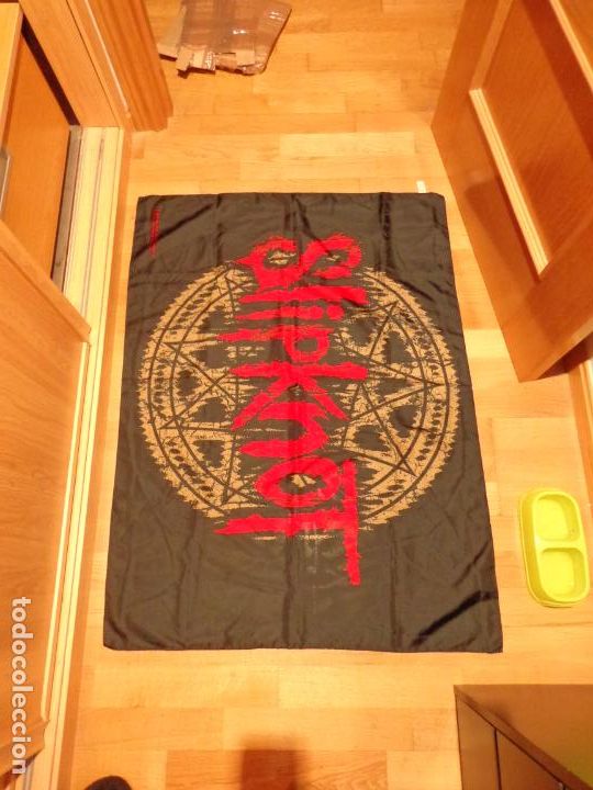Coleccionismo deportivo: &iexcl;&iexcl;&iexcl; BANDERA DE SLIPKNOT 120 X 75 !!! - Foto 1