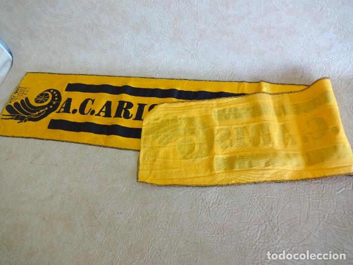 Coleccionismo deportivo: bandera tipo bufanda original final four 1989 munich A.C. Aris - Foto 6