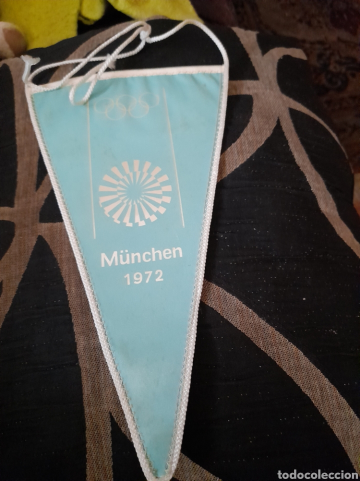 Coleccionismo deportivo: Banderin de las olimpiadas de Muchen de 1972 - Foto 2