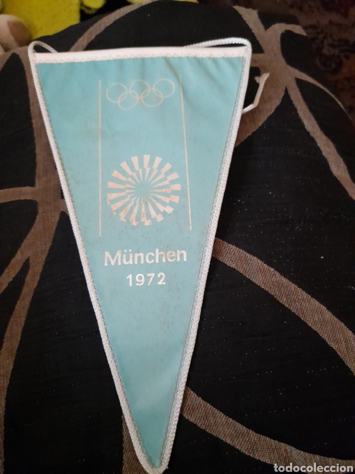 Coleccionismo deportivo: Banderin de las olimpiadas de Muchen de 1972 - Foto 1