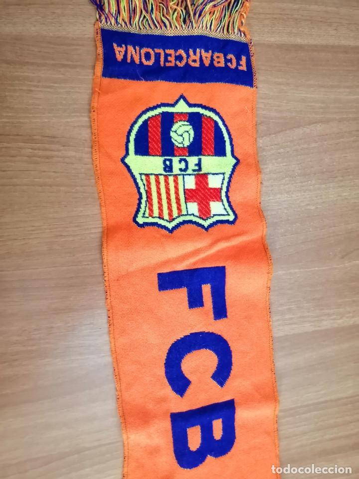 Coleccionismo deportivo: F C BARCELONA -SCARF . BUFANDA - Foto 3