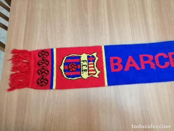 Coleccionismo deportivo: BUFANDA DE BARCELONA - F C B - - Foto 3