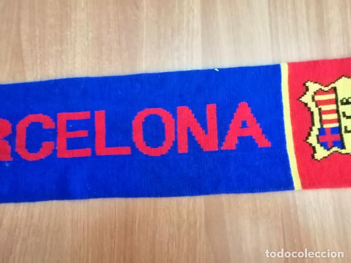 Coleccionismo deportivo: BUFANDA DE BARCELONA - F C B - - Foto 4