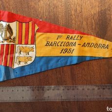 Banderin Rally Inicio banderí 1r rally barcelona - andorra - 1951 - Compra venta en todocoleccion