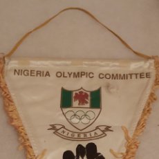Coleccionismo deportivo: BANDERIN COMITÉ OLIMPICO DE NIGERIA. Lote 370041486