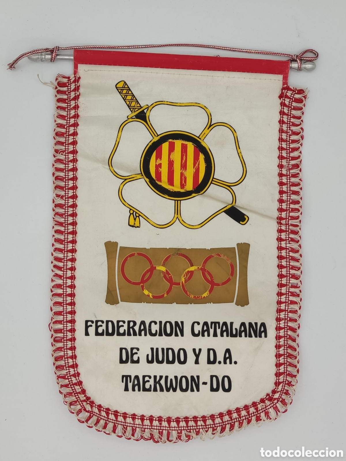 Sammelleidenschaft Sport: Banderin Taekwondo Olimpiadas Barcelona 92