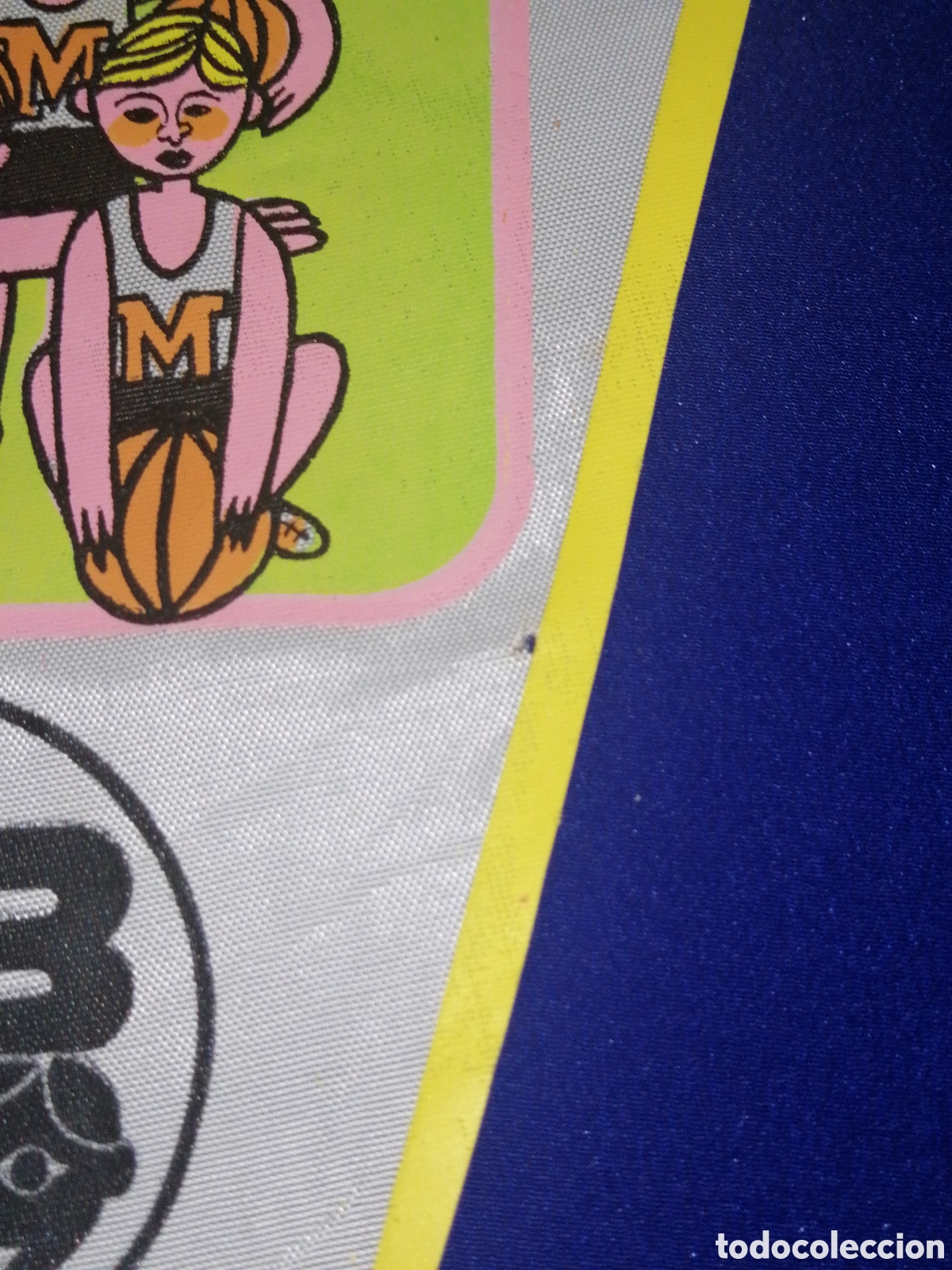 Coleccionismo deportivo: MINI-BASKET A&Ntilde;O 1965 BANDERIN - Foto 2