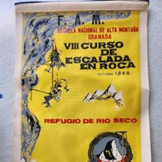 Coleccionismo deportivo: F.A.M. VIII CURSO DE ESCALADA EN ROCA REFUGIO DE RIO SECO GRANADA. Lote 398627814