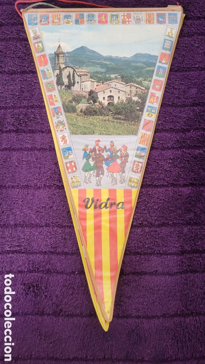 Coleccionismo deportivo: Banderin Vidra - Foto 1