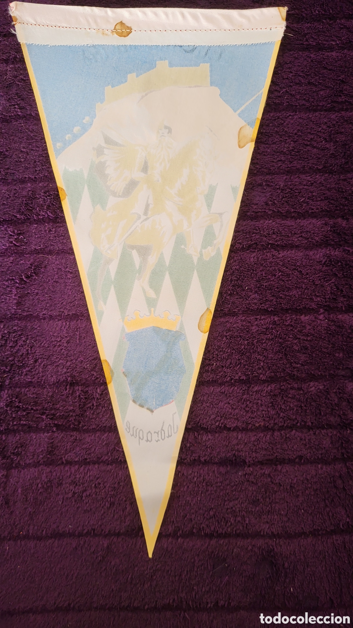 Coleccionismo deportivo: Banderina El castillo de Cid - Foto 2