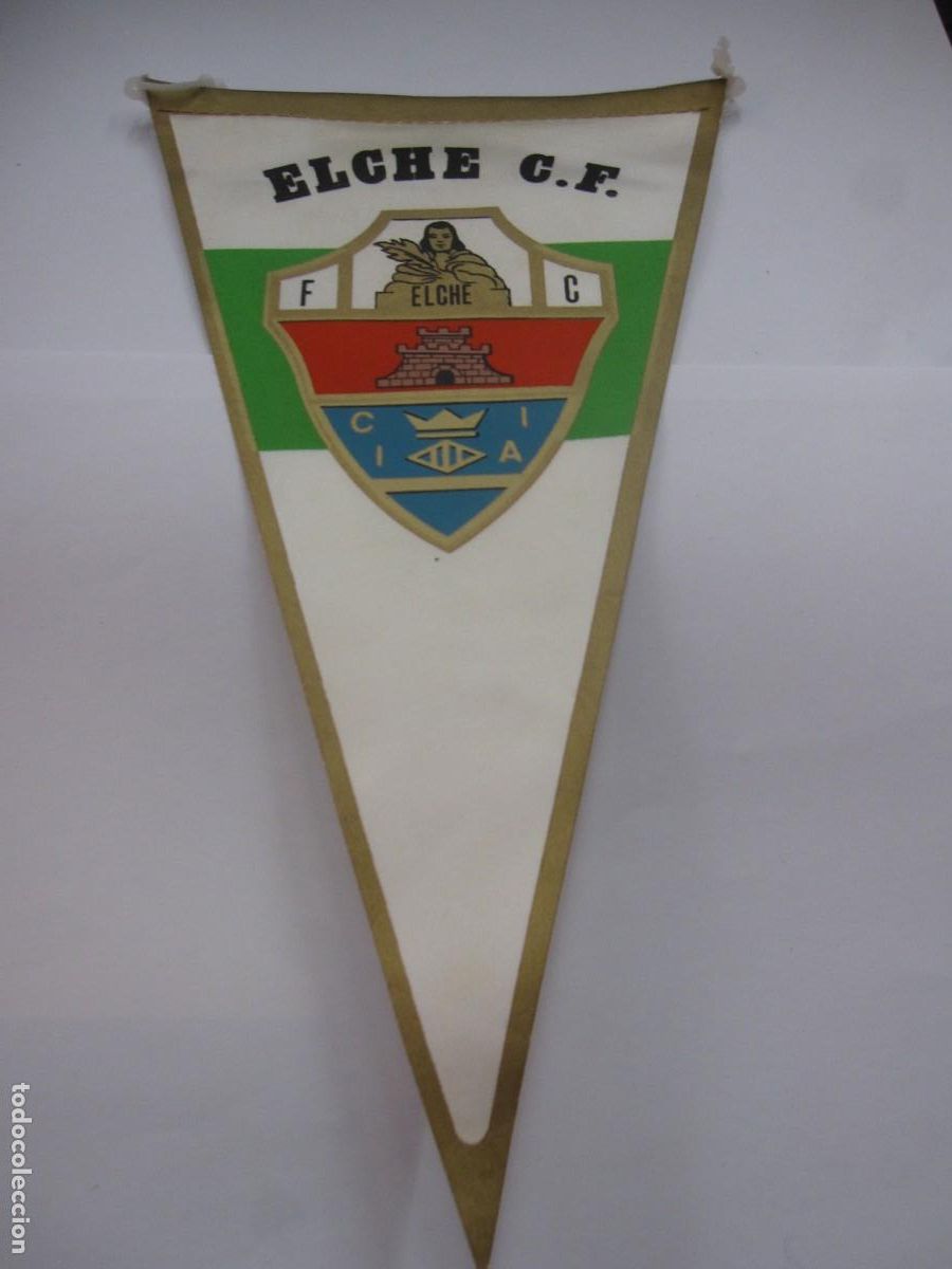 Coleccionismo deportivo: BANDERIN ELCHE C.F - Foto 1