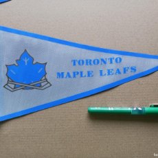 Coleccionismo deportivo: LOT X 5 BANDERIN TORONTO MAPLE LEAFS CANADA NHL NATIONAL HOCKEY LEAGUE GRANDE VERY OLD PENNANT