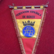 Coleccionismo deportivo: BANDERIN OFICIAL FEDERACION ESPAÑOLA DE BOXEO FEB