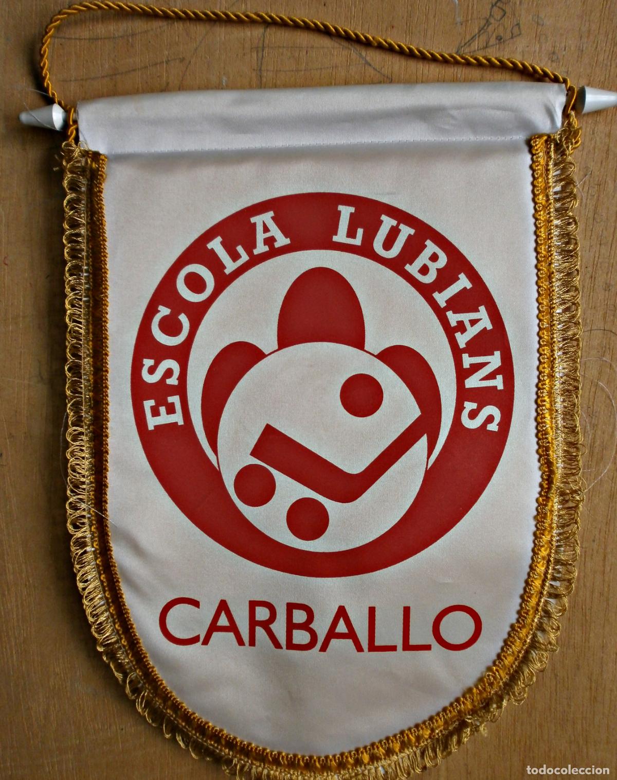 Coleccionismo deportivo: banderin hoquei CARBALLO - Foto 1