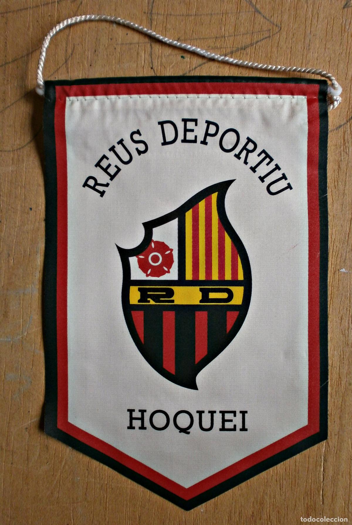 Coleccionismo deportivo: banderin hoquei REUS - Foto 1