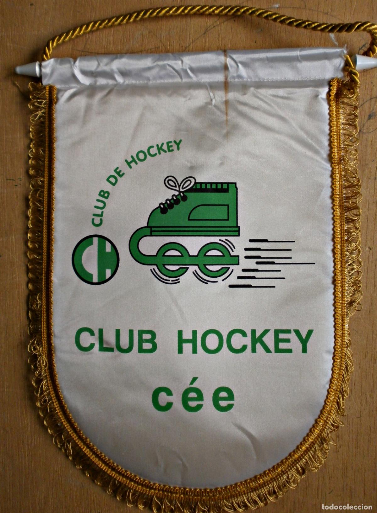 Coleccionismo deportivo: banderin hoquei CEE - Foto 1