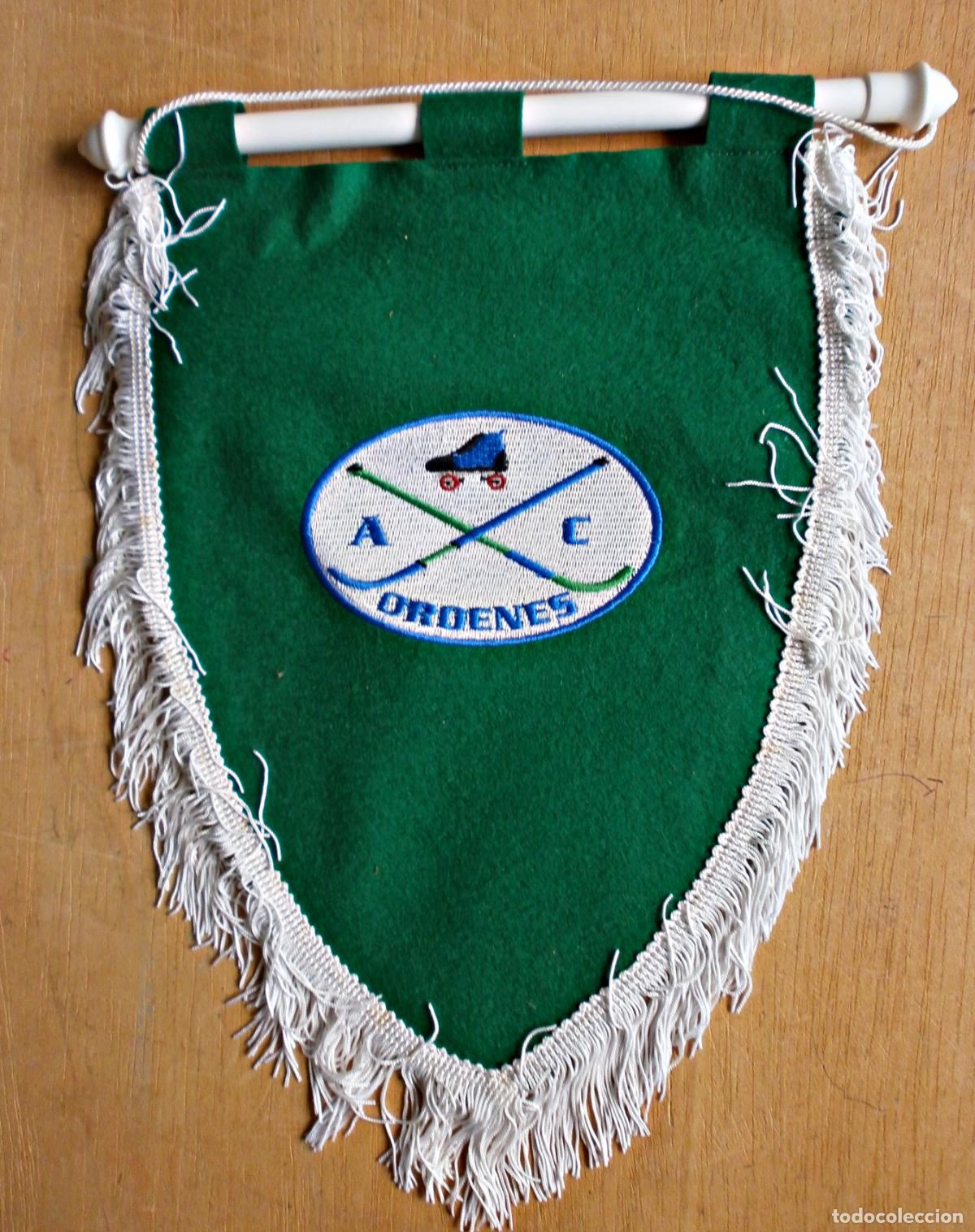 Coleccionismo deportivo: banderin hoquei ORDENES - Foto 1