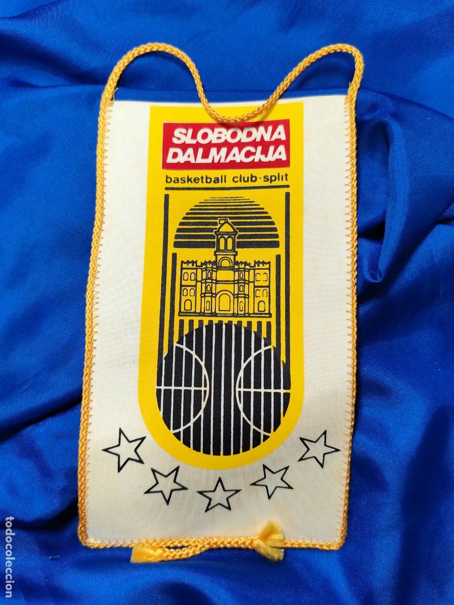Coleccionismo deportivo: SLOBODNA BANDERIN DE BALONCESTO - Foto 2