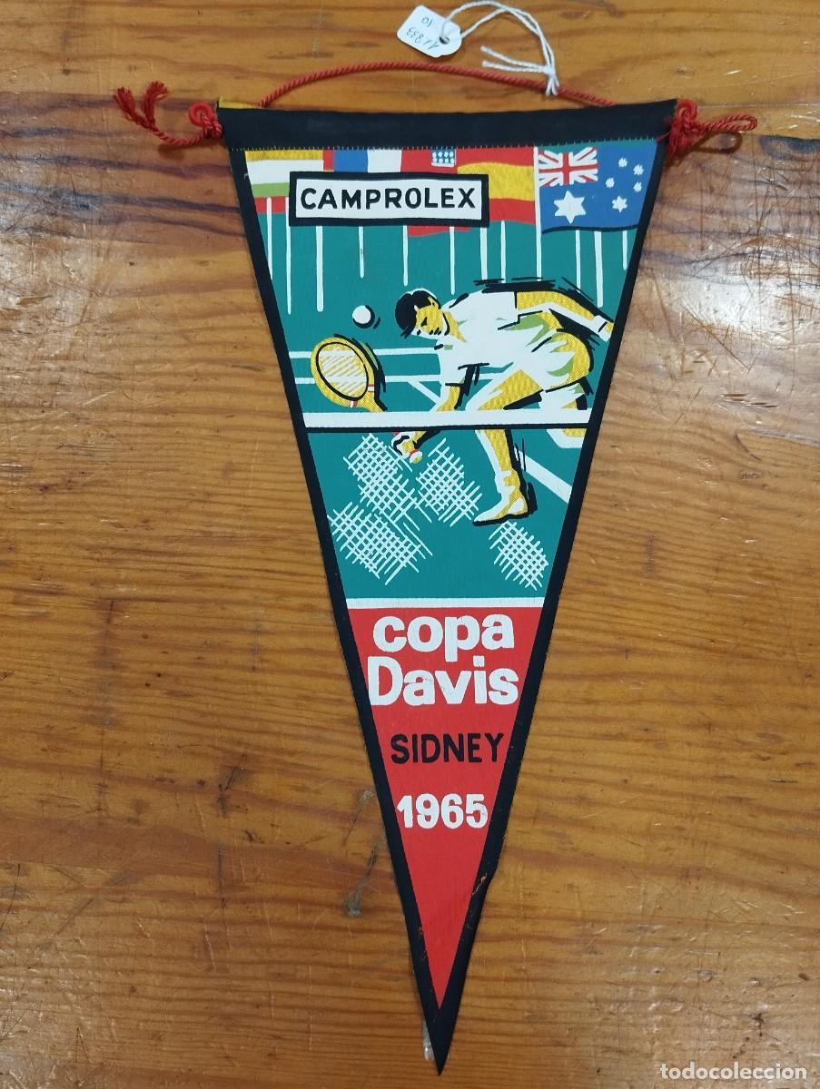 Coleccionismo deportivo: BANDERIN COPA DAVIS SIDNEY 1965. - Foto 1