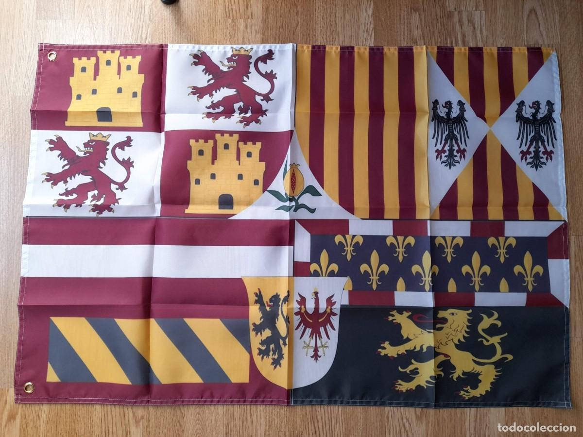 Coleccionismo deportivo: Estandarte Imperial Carlos V - Foto 1