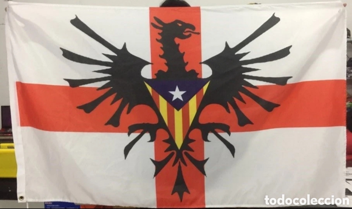 Coleccionismo deportivo: Bandera f&egrave;nix Catal&agrave; Estat Catal&agrave; Estelada