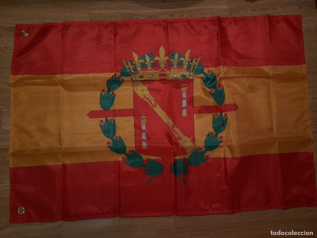 Coleccionismo deportivo: Bandera Espa&ntilde;a Escudo Franco