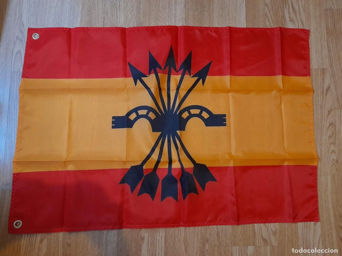 Coleccionismo deportivo: Bandera Falange. Bandera Espa&ntilde;a Falange