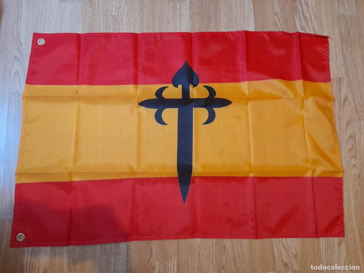 Coleccionismo deportivo: Bandera Cruz de Santiago Bandera Espa&ntilde;a