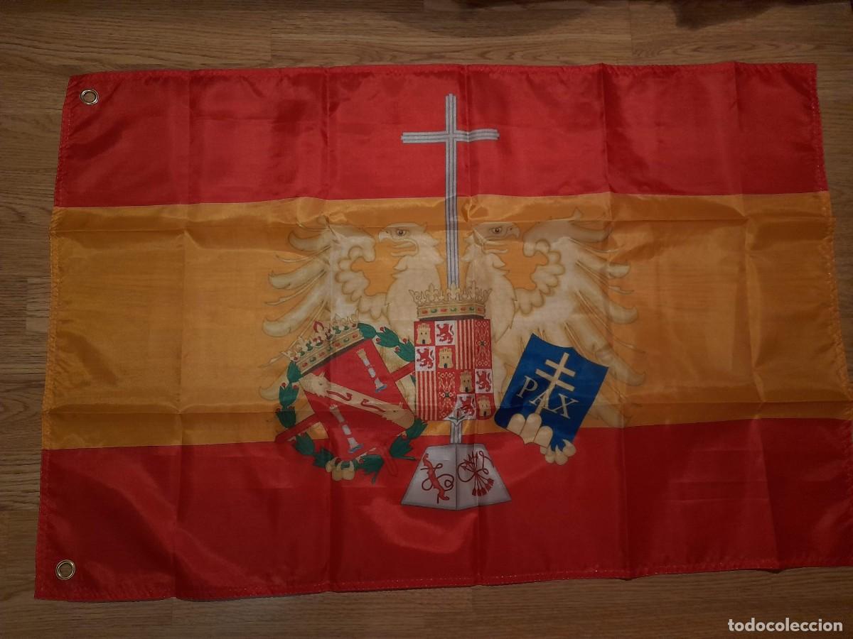 Coleccionismo deportivo: Bandera Valle de los Caidos Bandera Espa&ntilde;a
