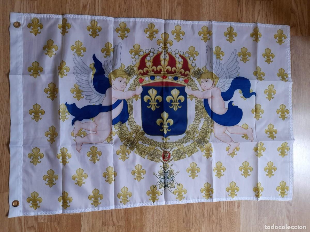 Coleccionismo deportivo: Bandera Francia Monarquica Flor de Lis