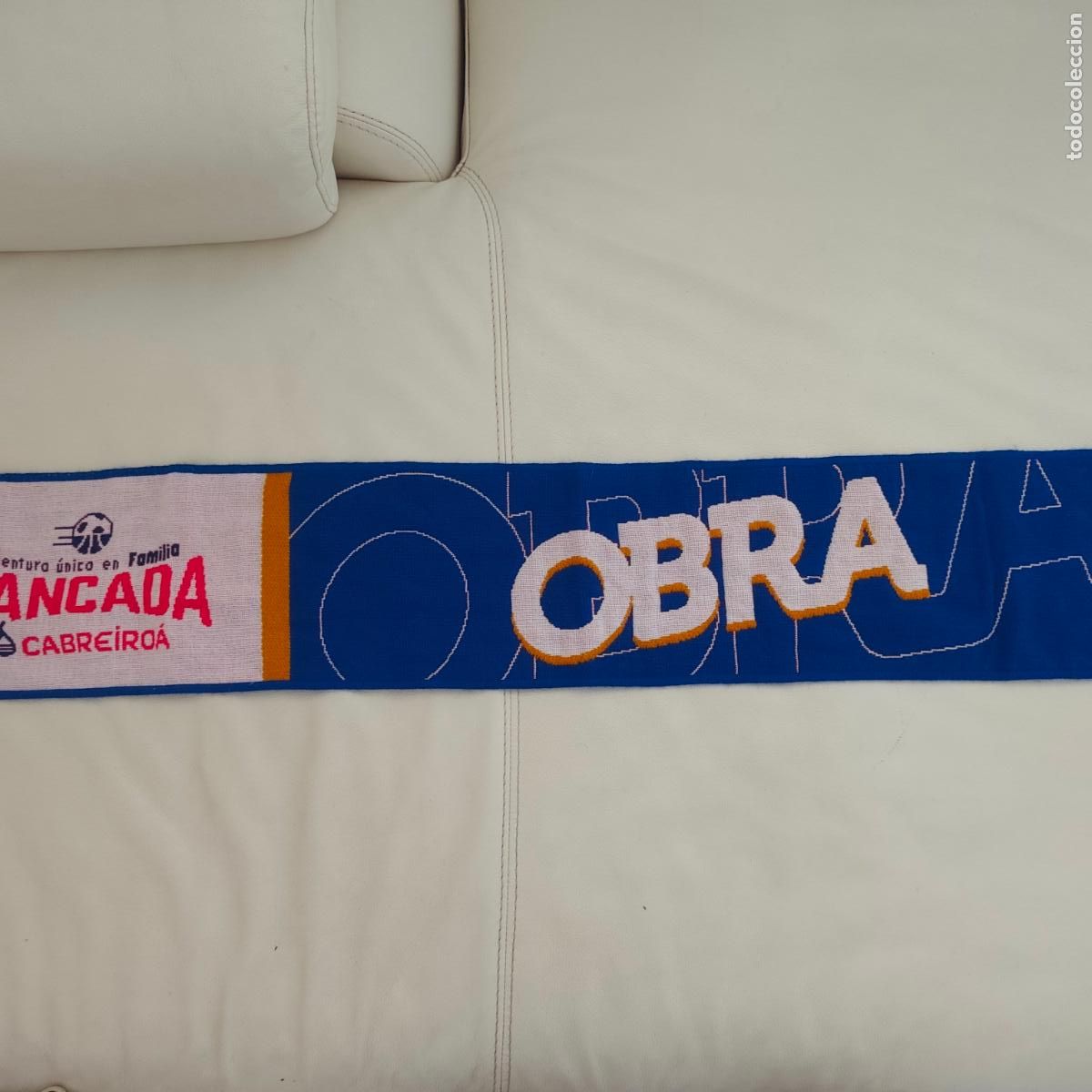 Coleccionismo deportivo: Bufanda baloncesto obra Monbus Obradoiro ?? - Foto 2