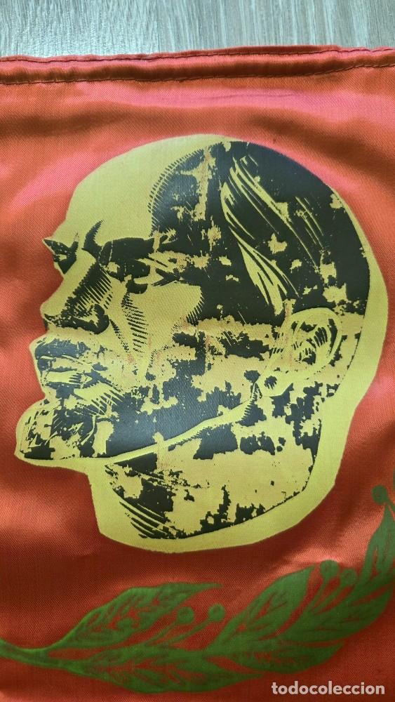 Coleccionismo deportivo: Vintage Soviet Union pennant banner with V.Lenin - Foto 5