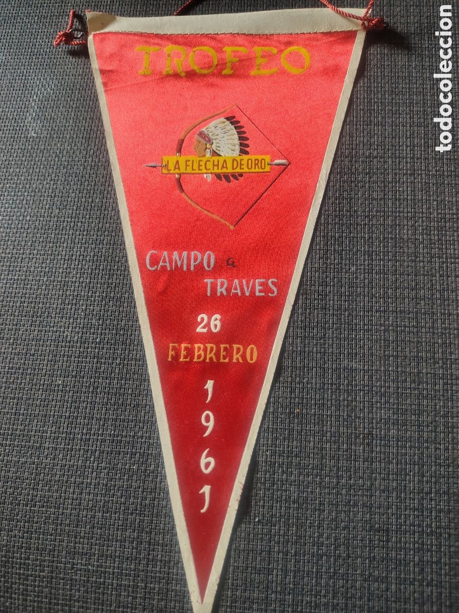 Coleccionismo deportivo: BANDERIN LA FLECHA DE ORO, CAMPEONATO