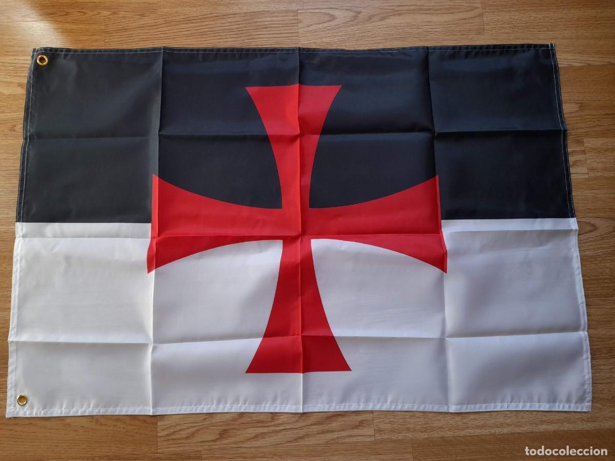 Coleccionismo deportivo: Bandera Templaria nueva