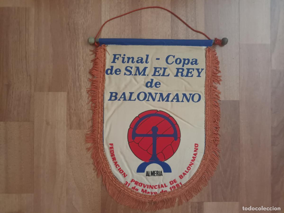 Coleccionismo deportivo: FINAL COPA DE S.M EL REY DE BALONMANO ALMER&Iacute;A 1981
