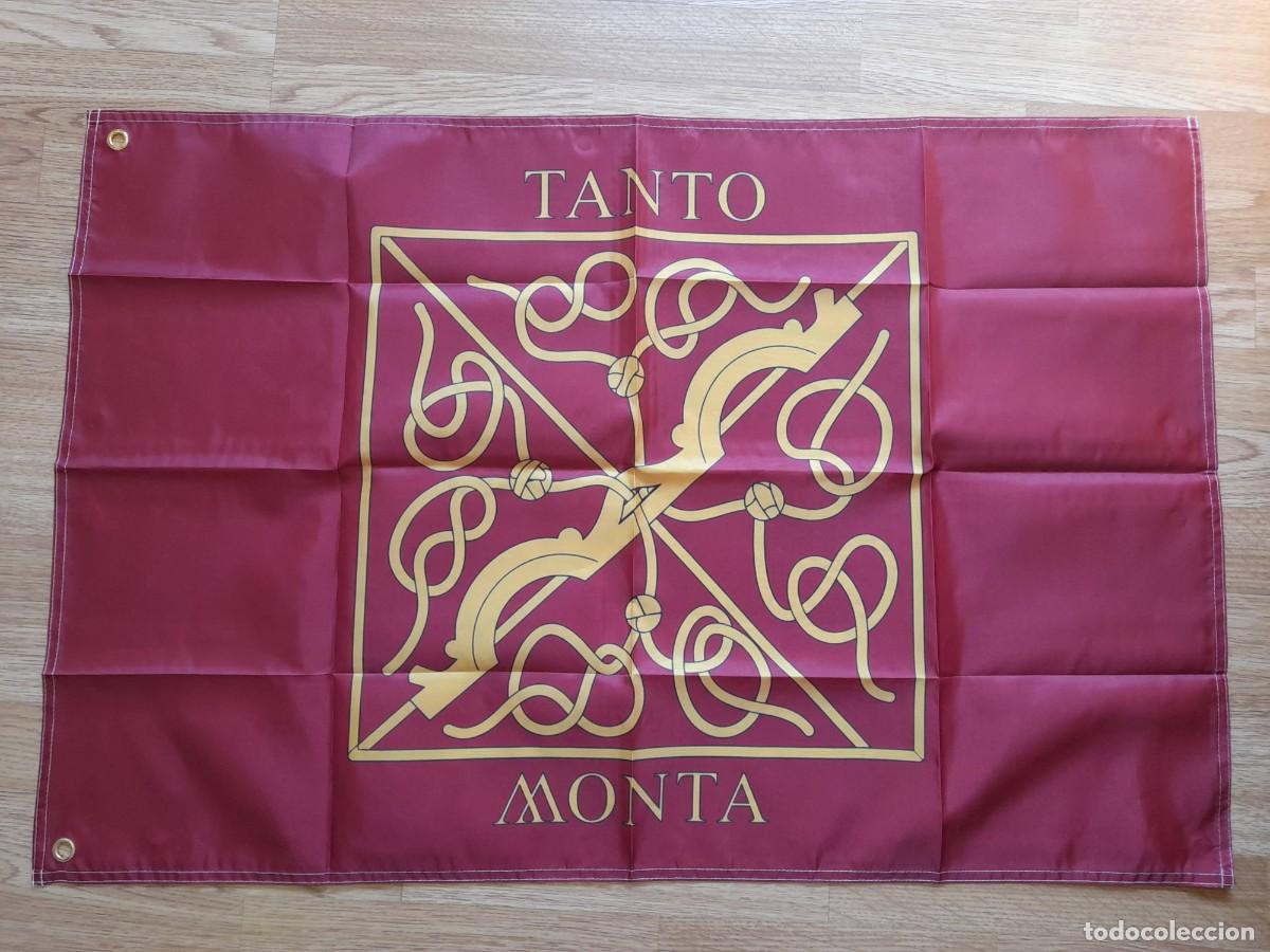 Coleccionismo deportivo: Bandera Reyes Cat&oacute;licos Tanto Monta Isabel la Catolica