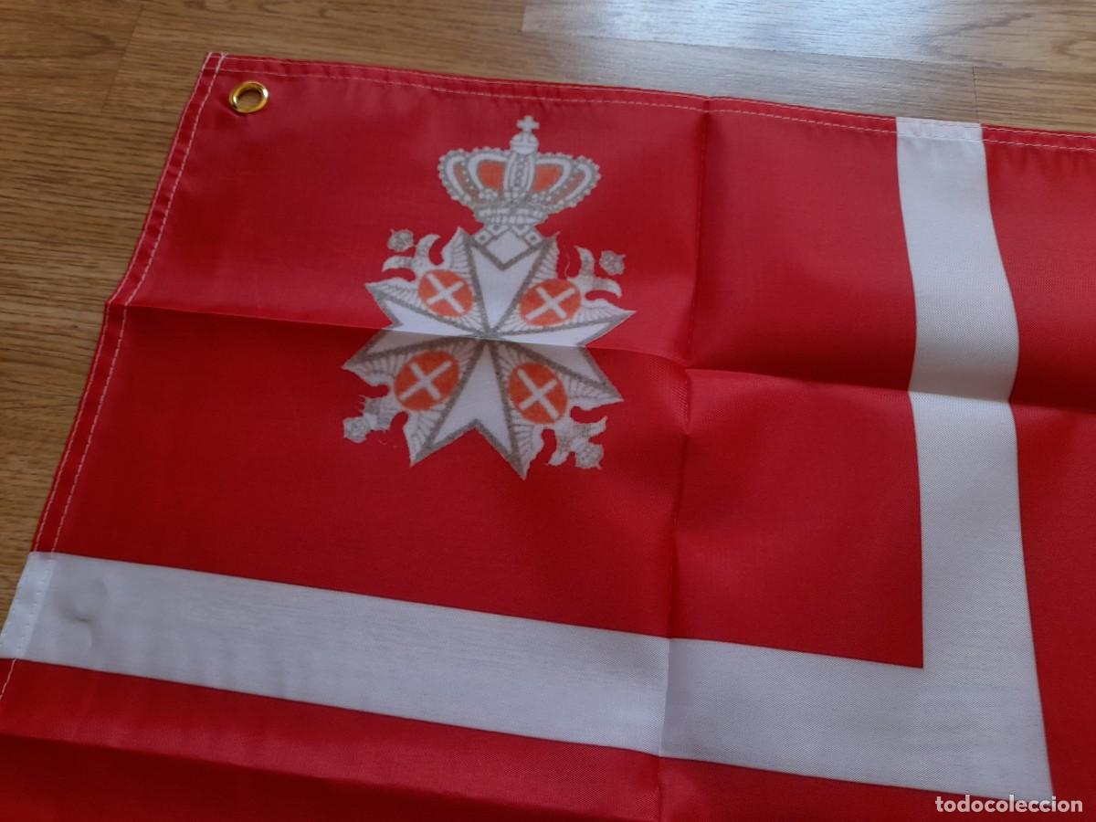 Coleccionismo deportivo: Bandera Orden de Malta - Foto 2