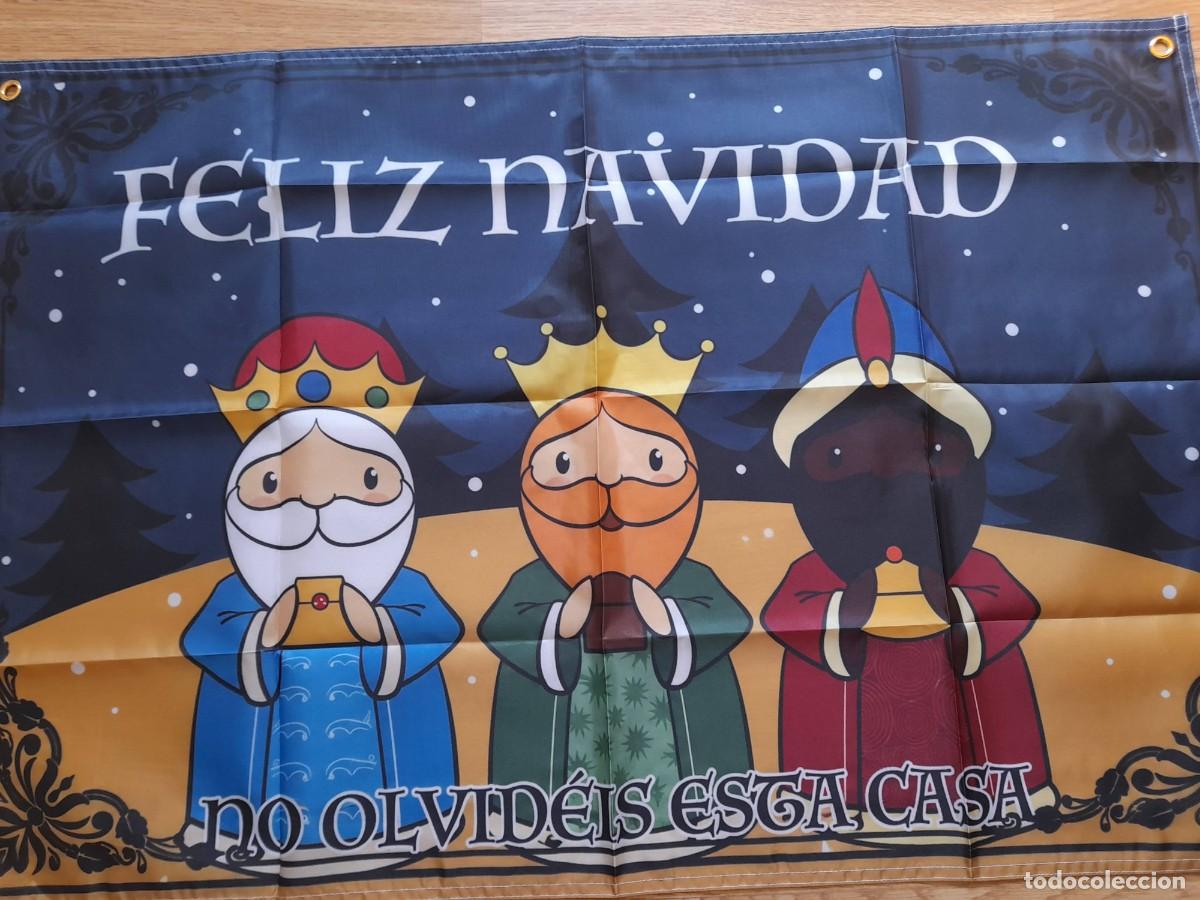 Coleccionismo deportivo: Balconera Navidad Reyes Magos - Foto 2