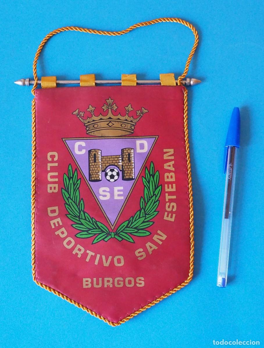 Coleccionismo deportivo: BANDER&Iacute;N CLUB DEPORTIVO SAN ESTEBAN. BURGOS
