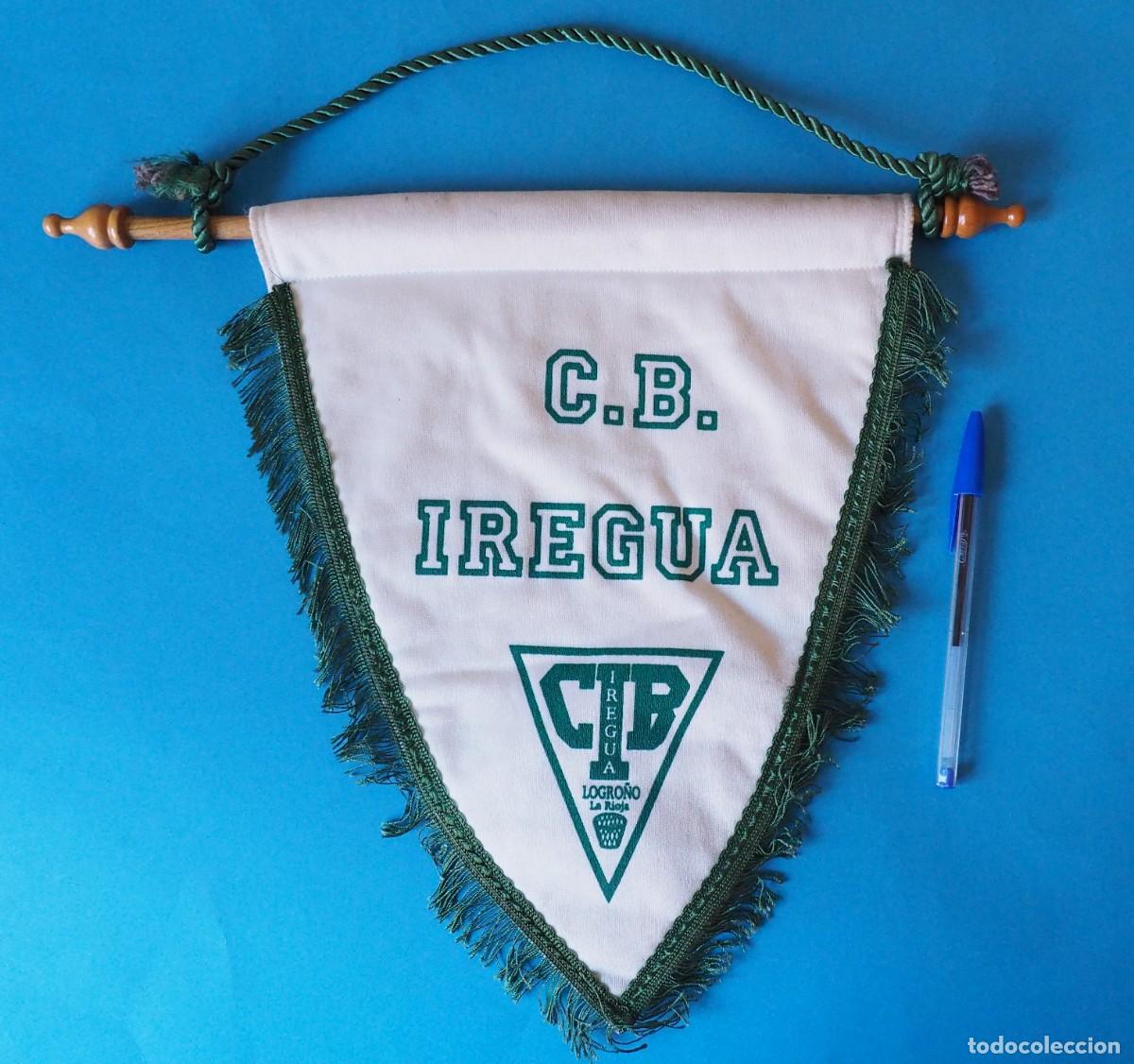 Coleccionismo deportivo: BANDER&Iacute;N C. B. IREGUA. LOGRO&Ntilde;O (LA RIOJA) - Foto 1