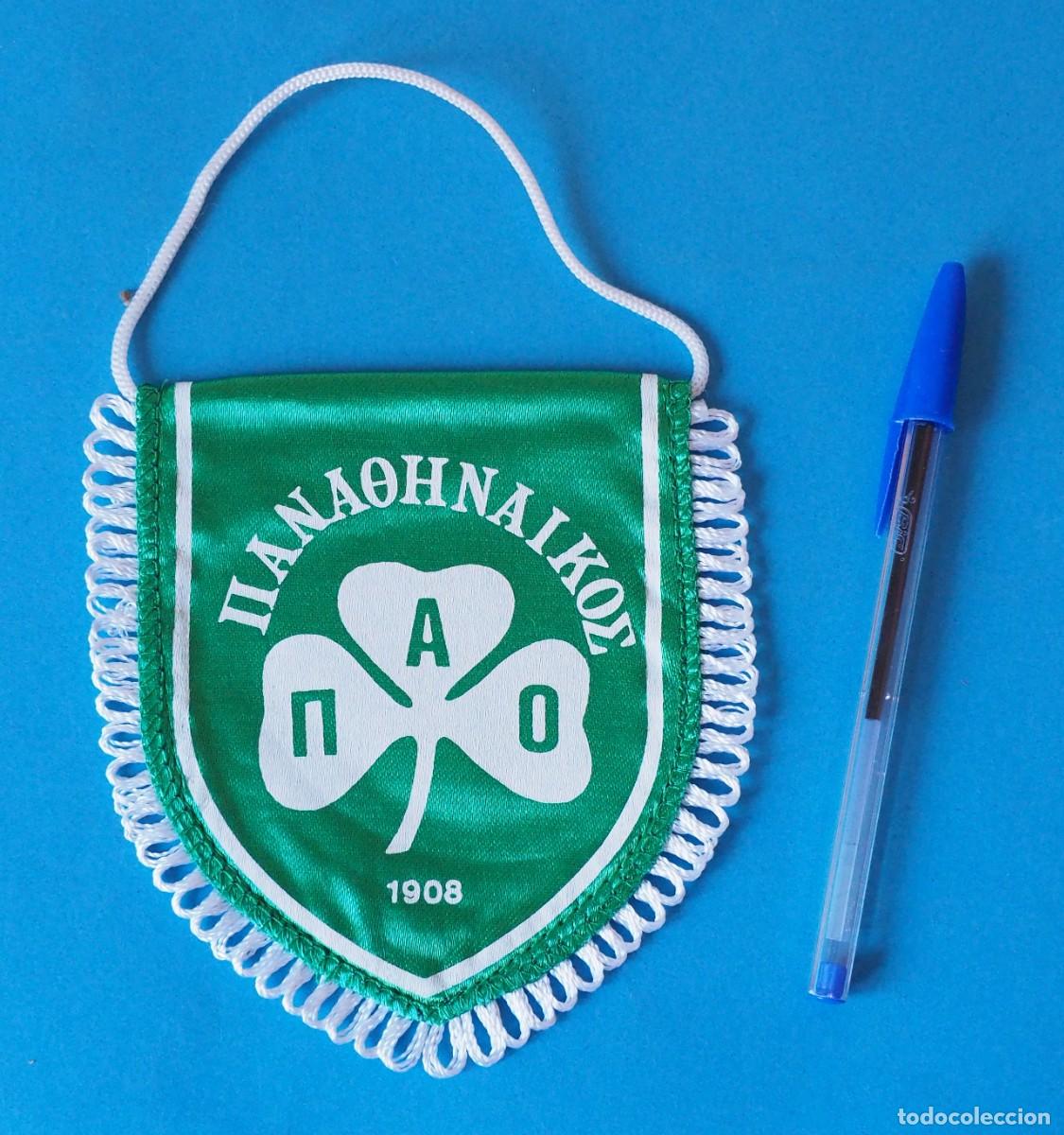Coleccionismo deportivo: Bander&iacute;n de Panathinaikos A.O. (&Pi;&Alpha;&Omicron;). Atenas, Grecia