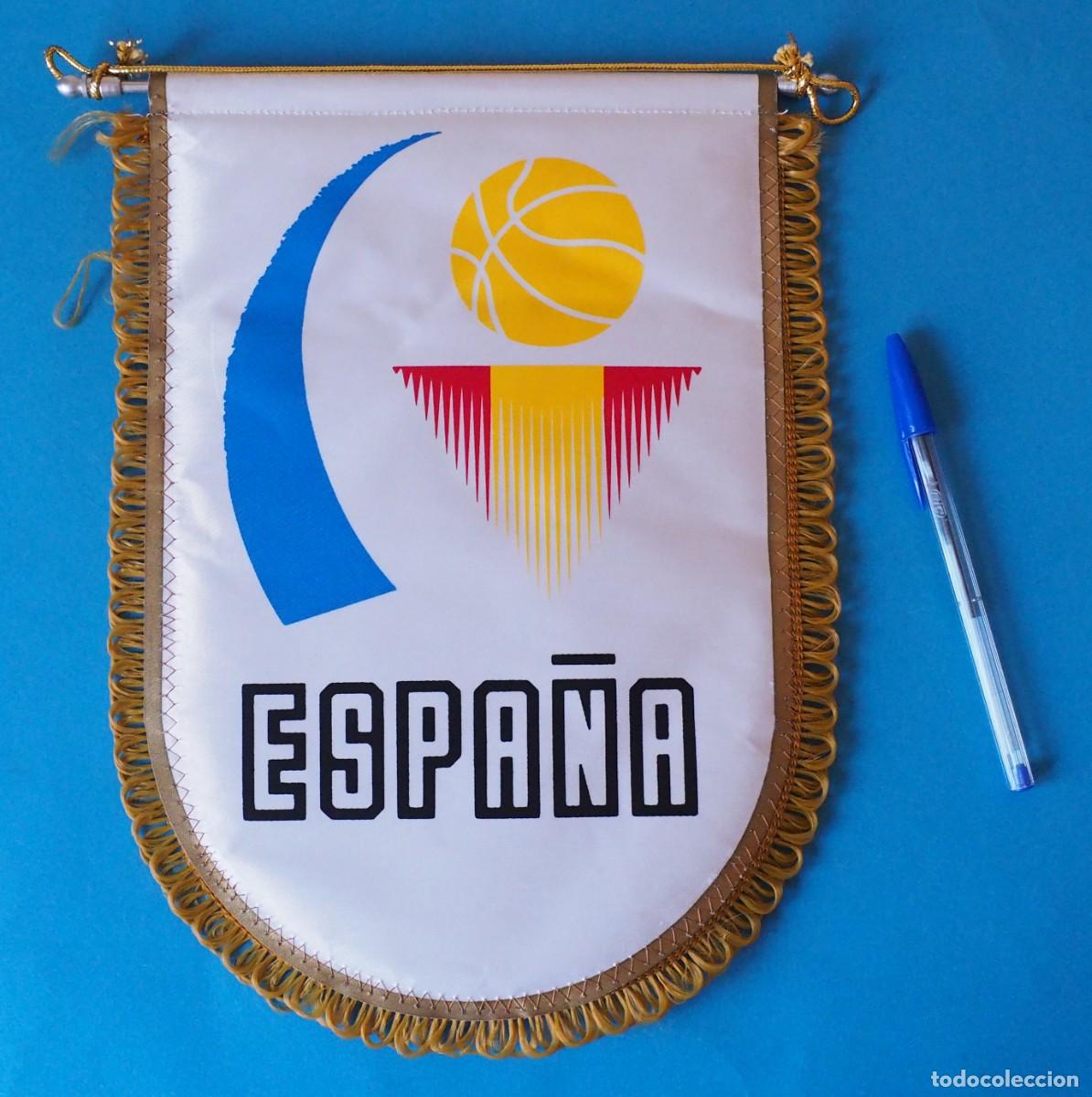 Coleccionismo deportivo: BANDER&Iacute;N: FEDERACI&Oacute;N ESPA&Ntilde;OLA DE BALONCESTO