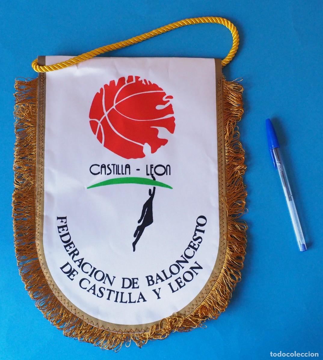 Coleccionismo deportivo: BANDER&Iacute;N: FEDERACI&Oacute;N DE BALONCESTO DE CASTILLA Y LEON
