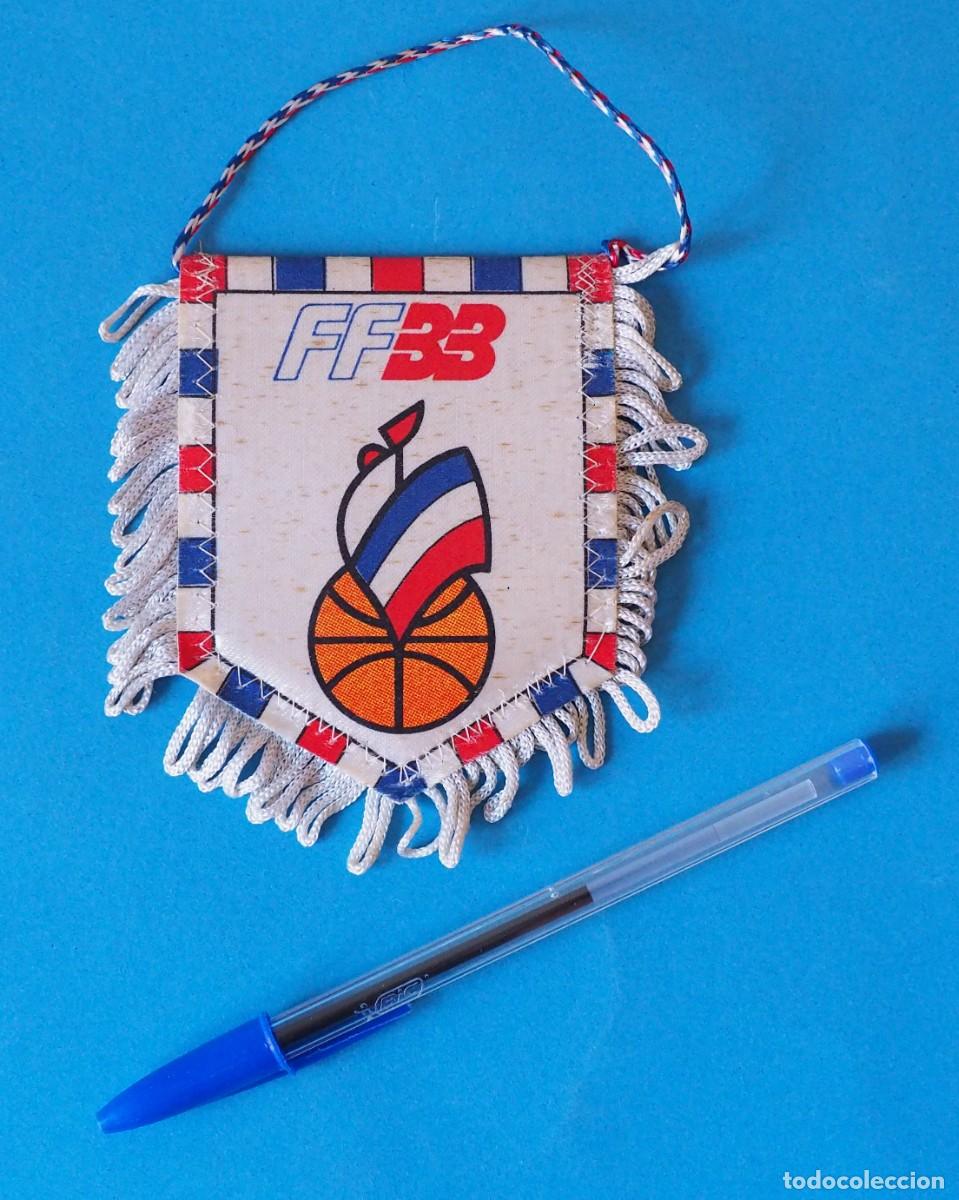 Coleccionismo deportivo: BANDER&Iacute;N DE BALONCESTO: FEDERATION FRANCAISE DE BASKET-BALL