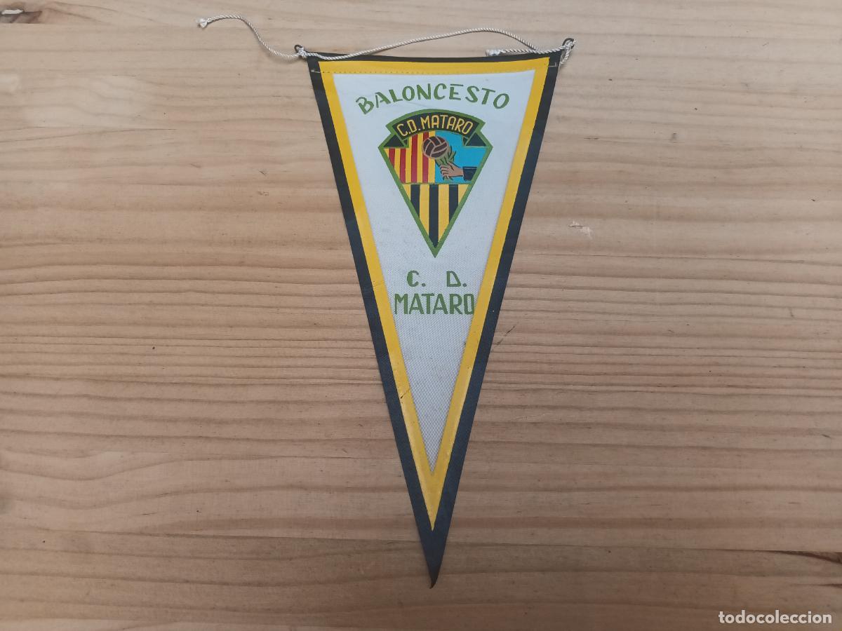 Coleccionismo deportivo: BANDERIN CLUB DEPORTIVO MATARO BALONCESTO
