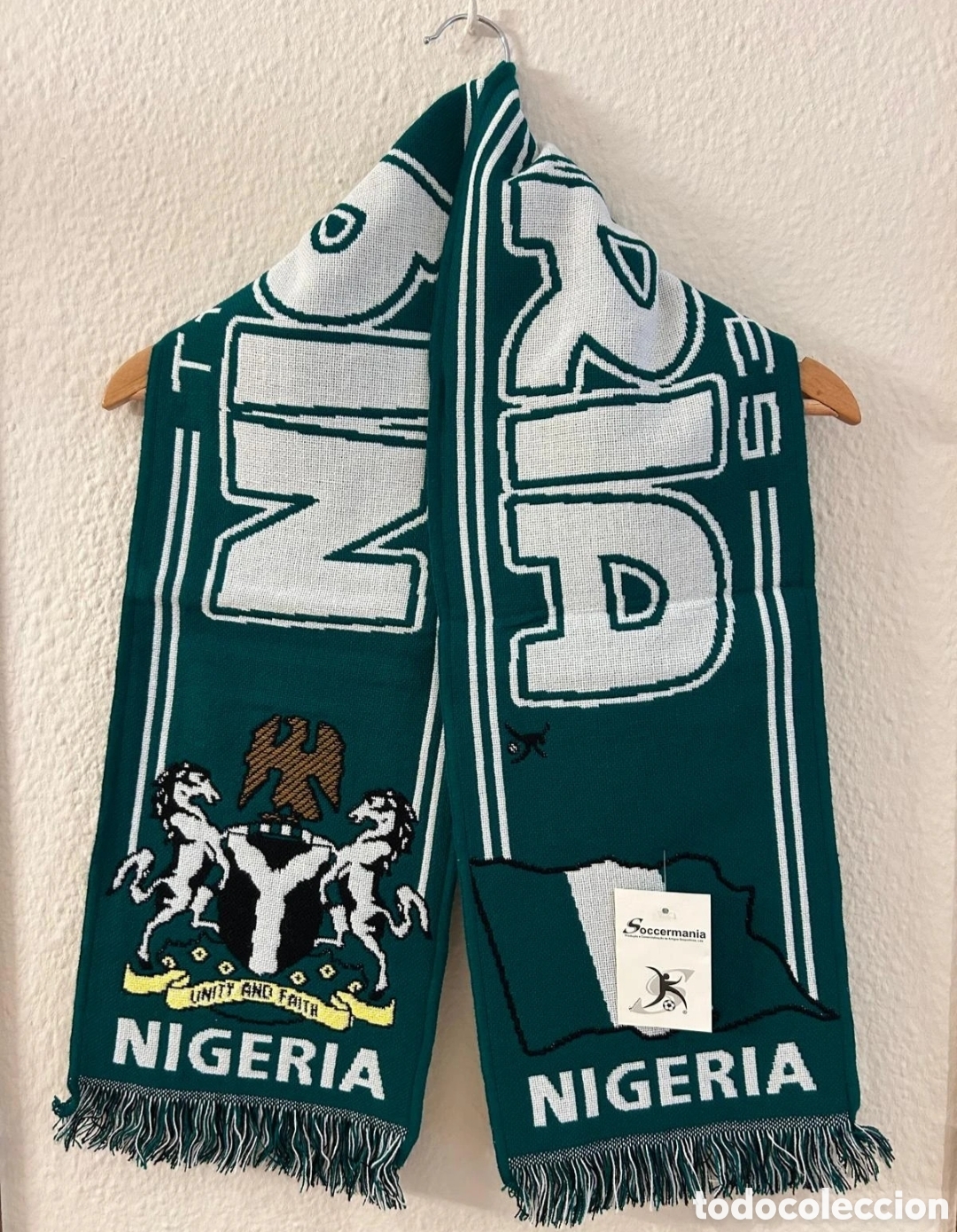 Coleccionismo deportivo: Bufanda selecci&oacute;n Nigeria