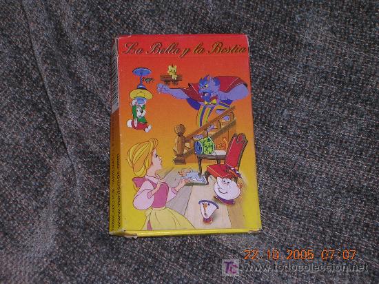 Barajas de cartas: BARAJA INFANTIL LA BELLA Y LA BESTIA - Foto 1