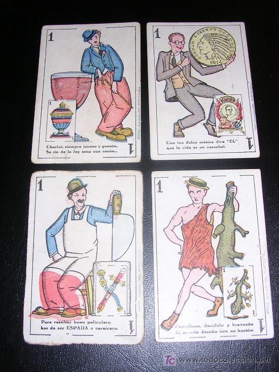 Barajas de cartas: BARAJA CHARLOT, COMPLETA - Foto 1