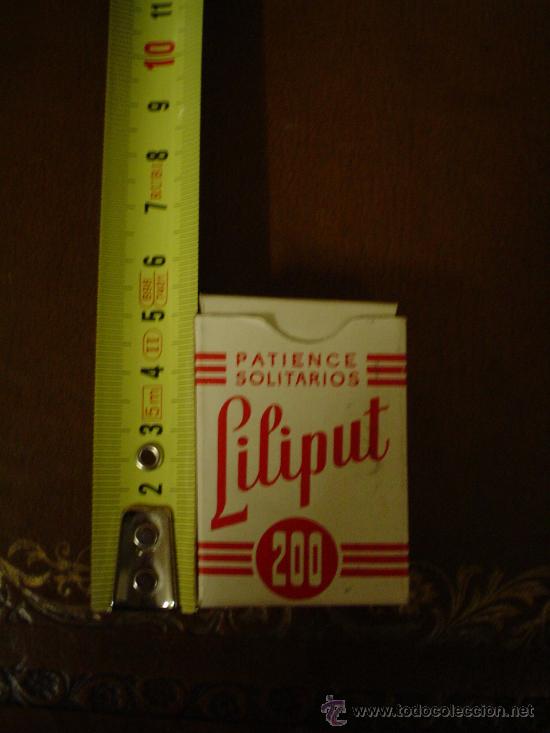Barajas de cartas: Baraja de cartas liliput. - Foto 1